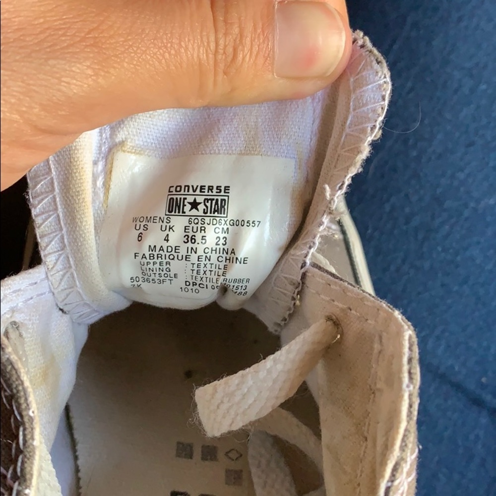 Women Converse one star sneakers - Picture 5 of 5